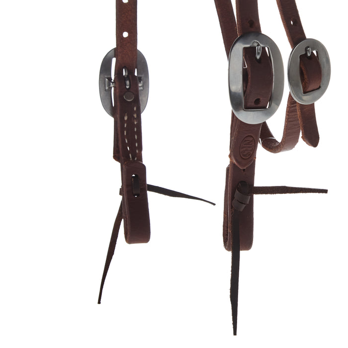 NRS TACK Heavy Oiled Straight Browband Gag Headstall