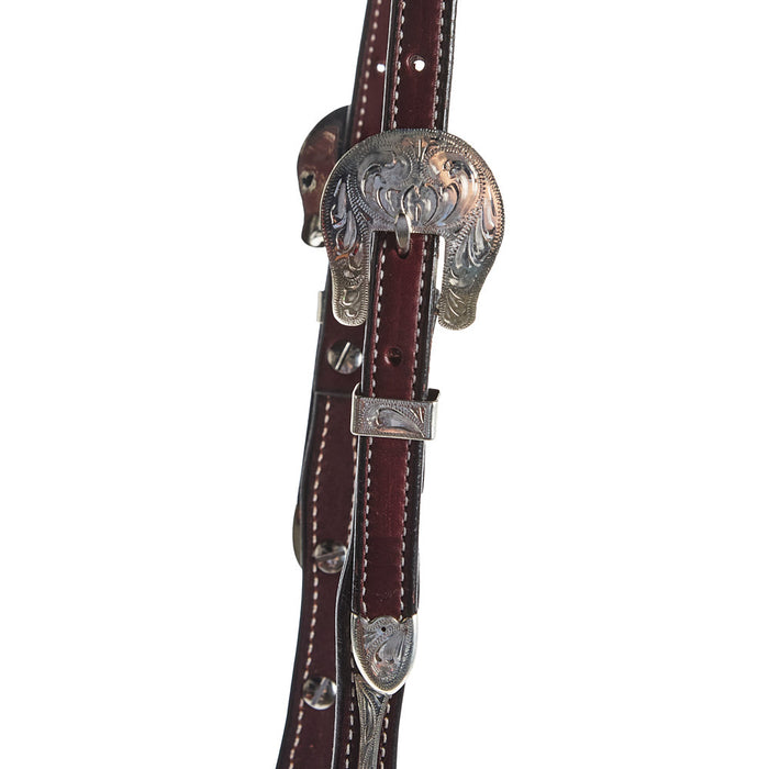 NRS Silver Double Ear Show Headstall