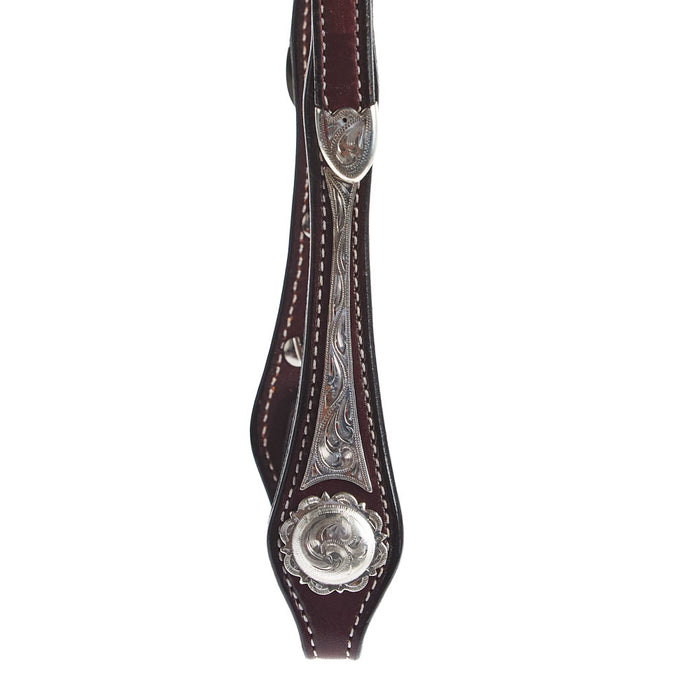 NRS Silver Double Ear Show Headstall
