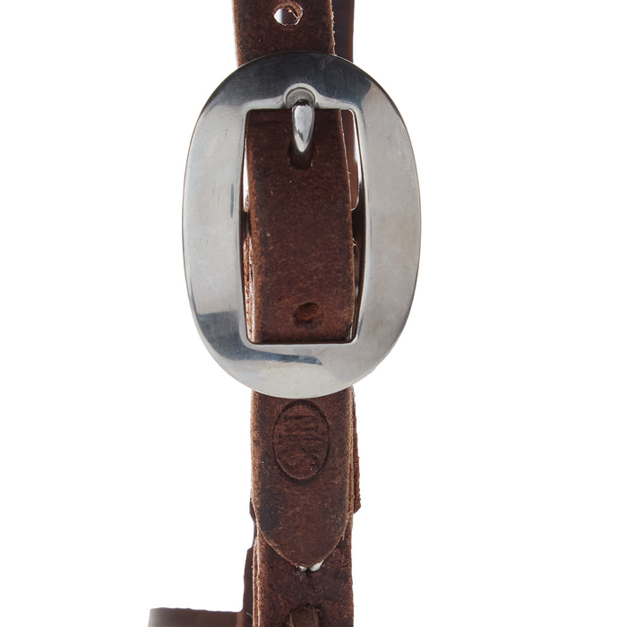 NRS TACK Chocolate Roughout Single Ear Gag Headstall