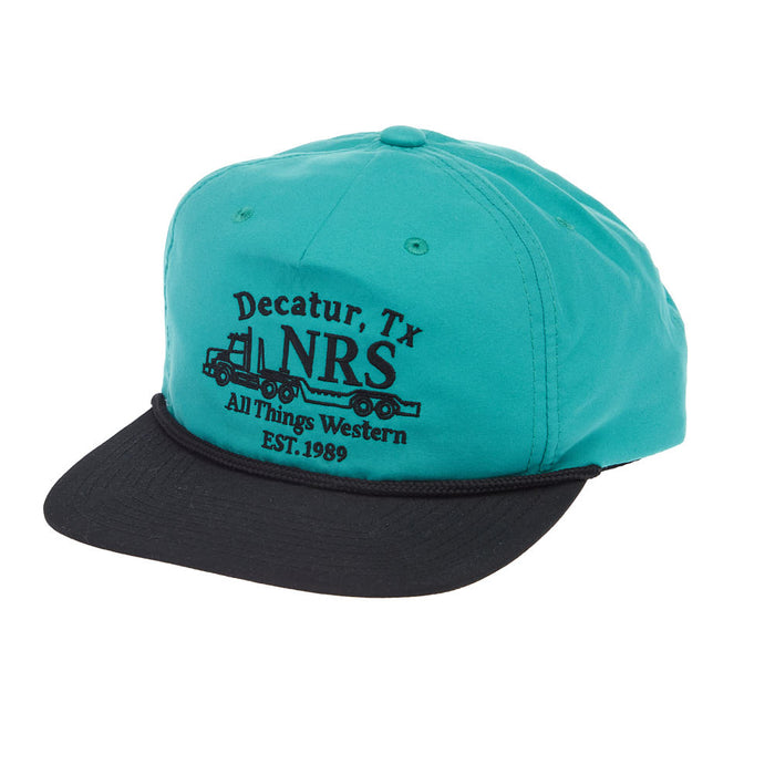 NRS Decatur TX Teal & Black Cap