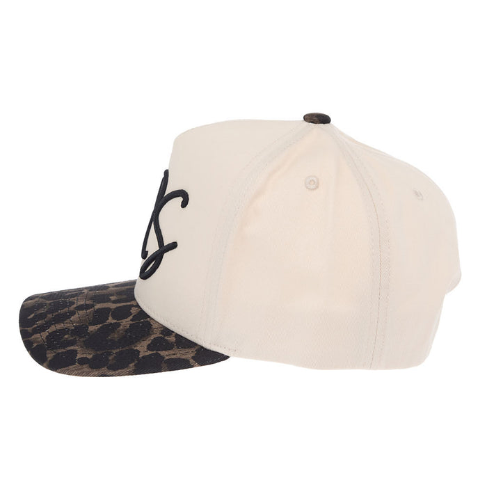 Brandcowboy Script Logo Cream & Cheetah Cap