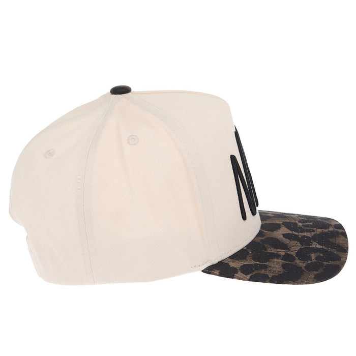 Brandcowboy Script Logo Cream & Cheetah Cap