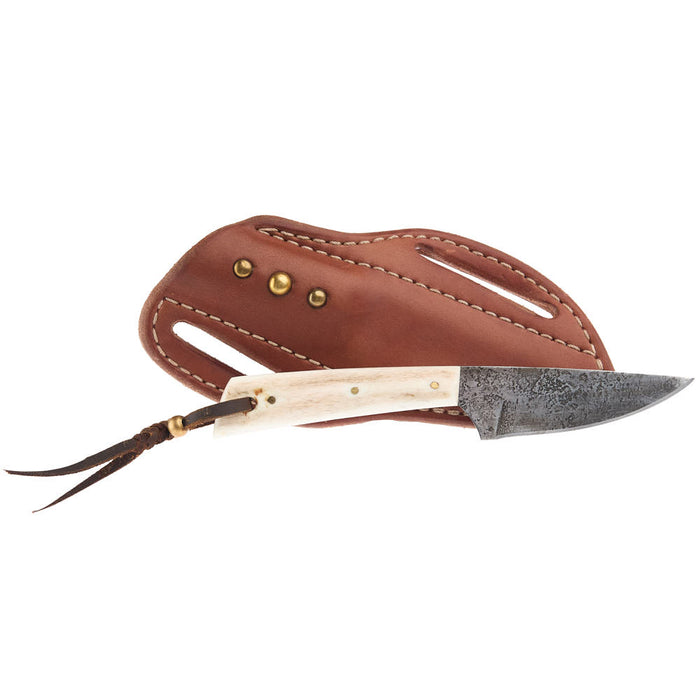 Nrs Ranch Knives Skyline 1 With Leather Sheath