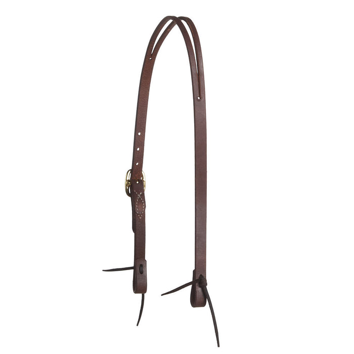 NRS Tack 3/4in Heavy Oiled Split Ear Headstall