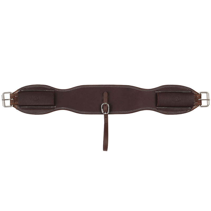 NRS TACK 4 3/4in. Contoured Single Ply Leather Flank Cinch Oiled