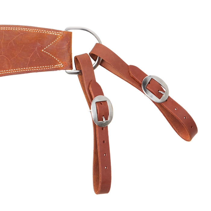 NRS Roughout Golden Skirting 4 1/2in Steer Tripper Breast Collar