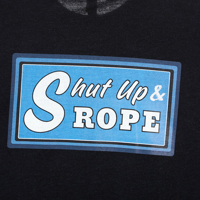 Brandcowboy Men's Shut Up & Rope Black Tee Shirt