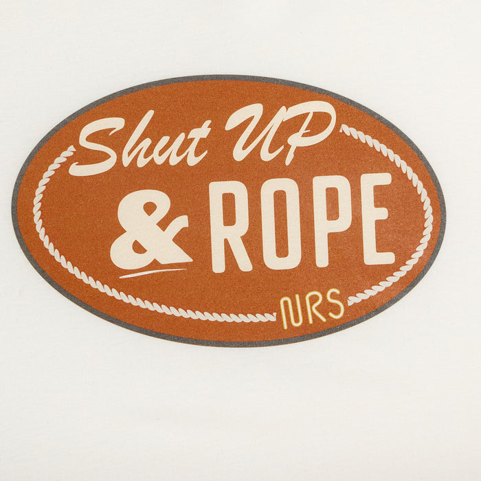 Brandcowboy Men's Shut Up & Rope Natural Tee Shirt