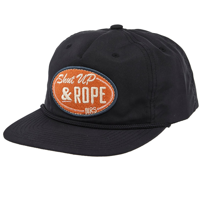 Brandcowboy Men's Black Shut Up & Rope Cap