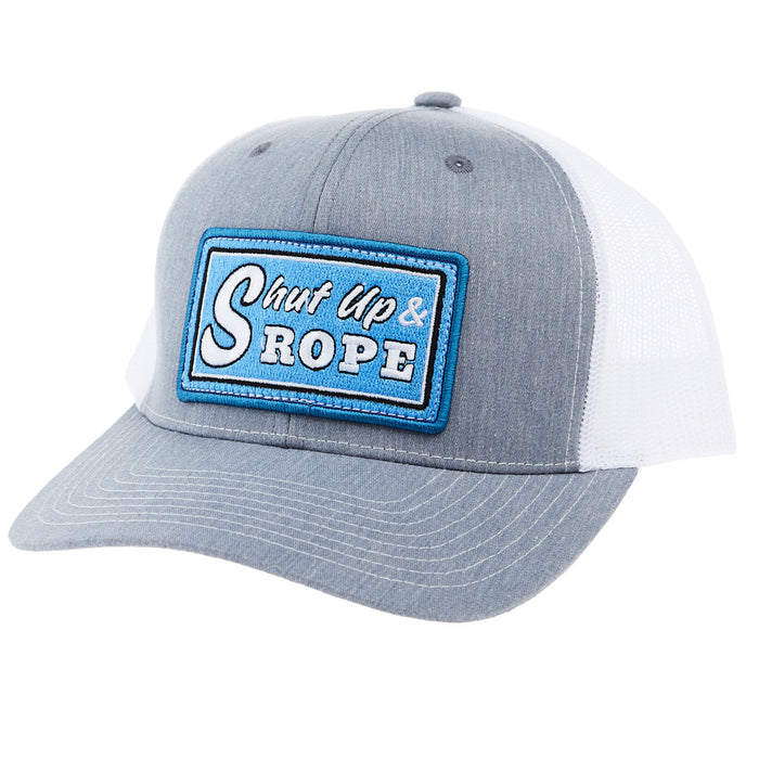 Brandcowboy Men's Heather Grey Shut Up & Rope Cap