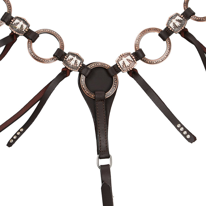 Alba International White Thunderbird Copper Ring Breast Collar