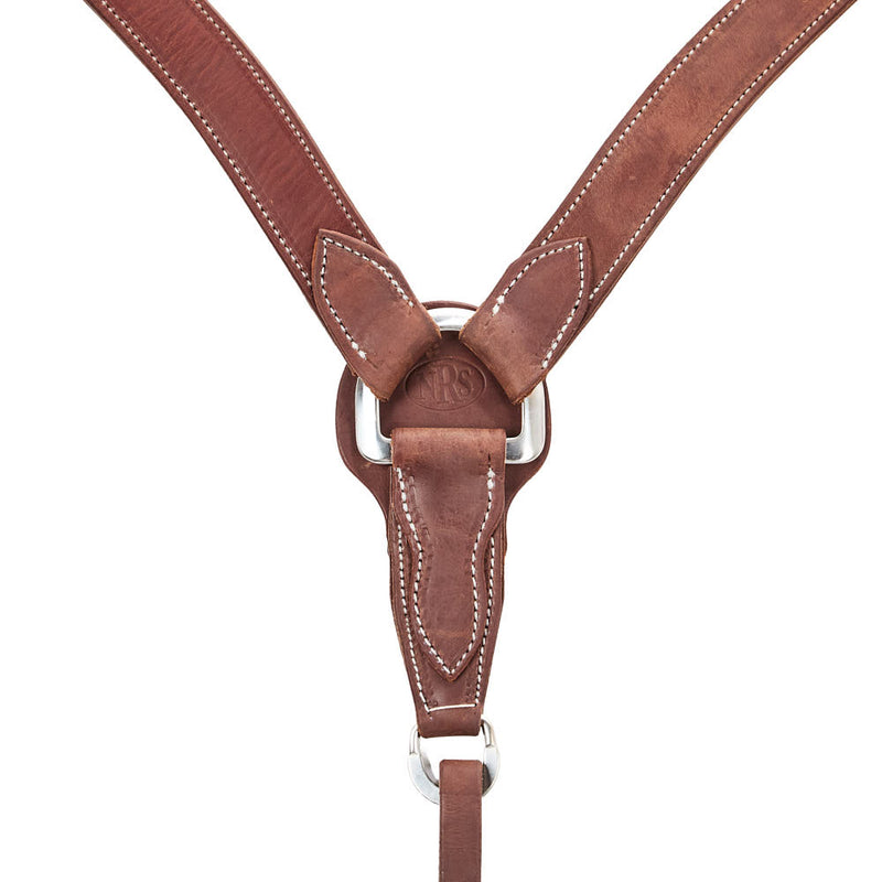 NRS Tack Heavy Oiled Hermann Oak Leather 1 1/2in Tapered Breast Collar