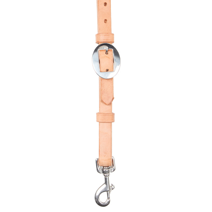 NRS TACK Natural Hermann Oak 1 1/2in Tapered Breast Collar