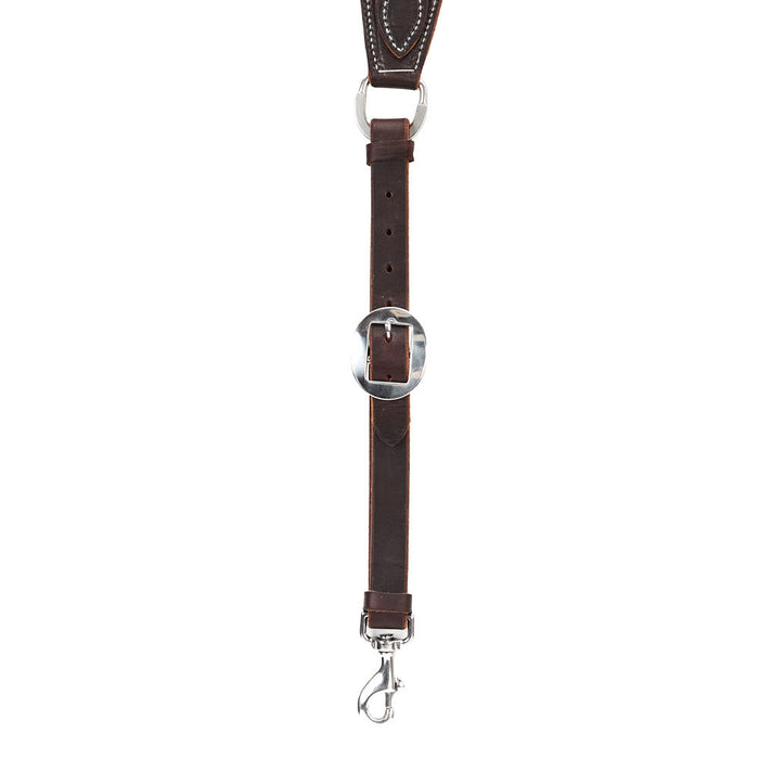 NRS Tack Roughout Chocolate Harness 2 3/4in Tapered Breast Collar