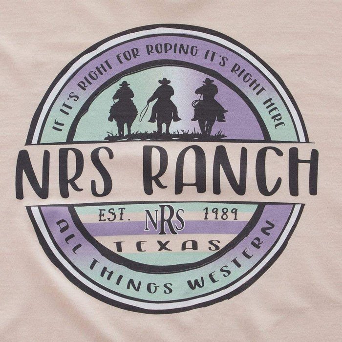 NRS Ranch Horse Riders Shell Pink Tee