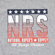 NRS Red and White Stars Logo Tee