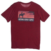 NRS National Ropers Supply Cardinal Tee