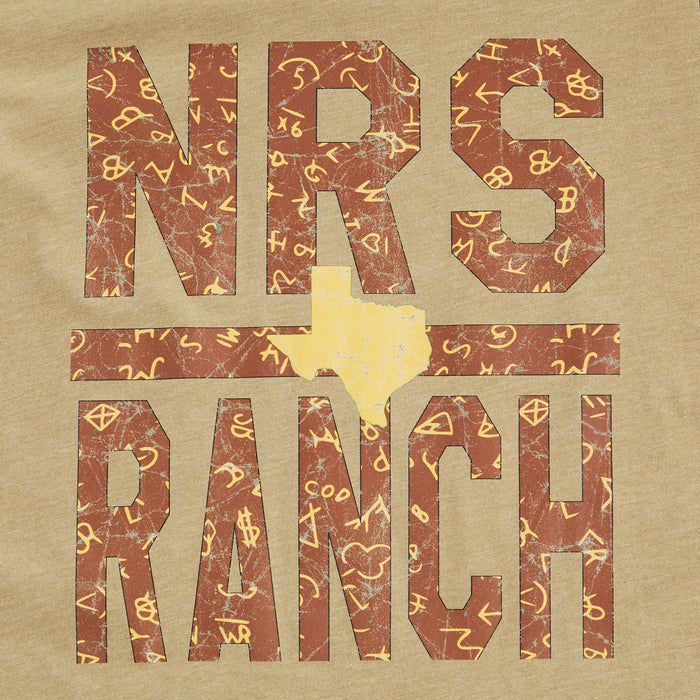 NRS Ranch Brand Logo Olive Tee Shirt