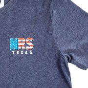 NRS Ranch Flag Logo Navy Tee Shirt