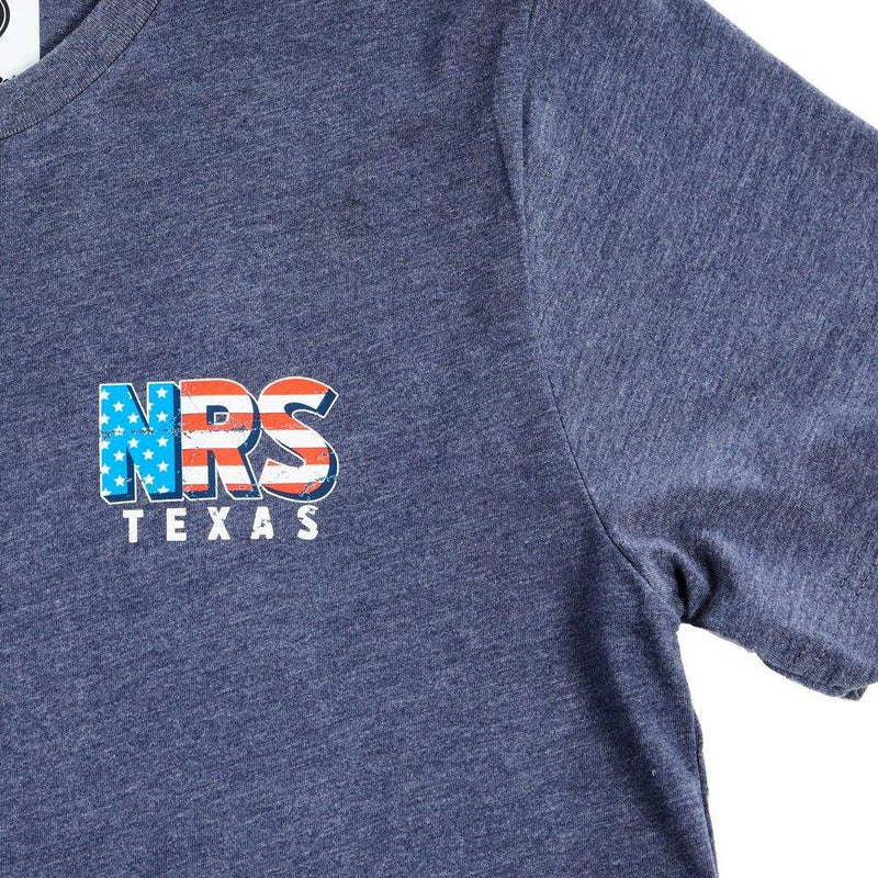 NRS Ranch Flag Logo Navy Tee Shirt