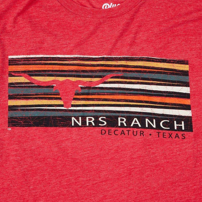 NRS Ranch Longhorn Red Tee Shirt