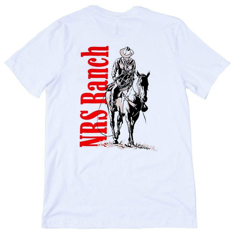 NRS Ranch Cowboy White Tee
