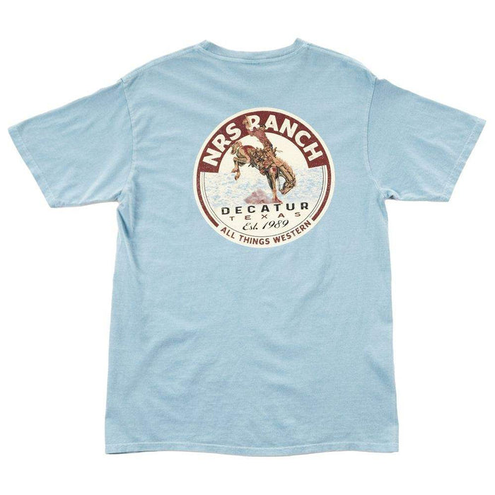 NRS Denim Blue Bucking Bronc Tee Shirt
