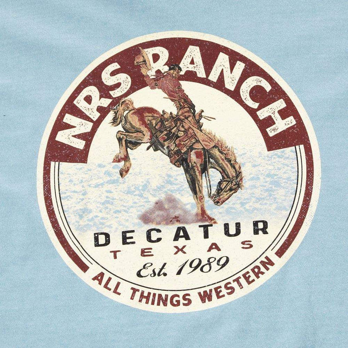 NRS Denim Blue Bucking Bronc Tee Shirt