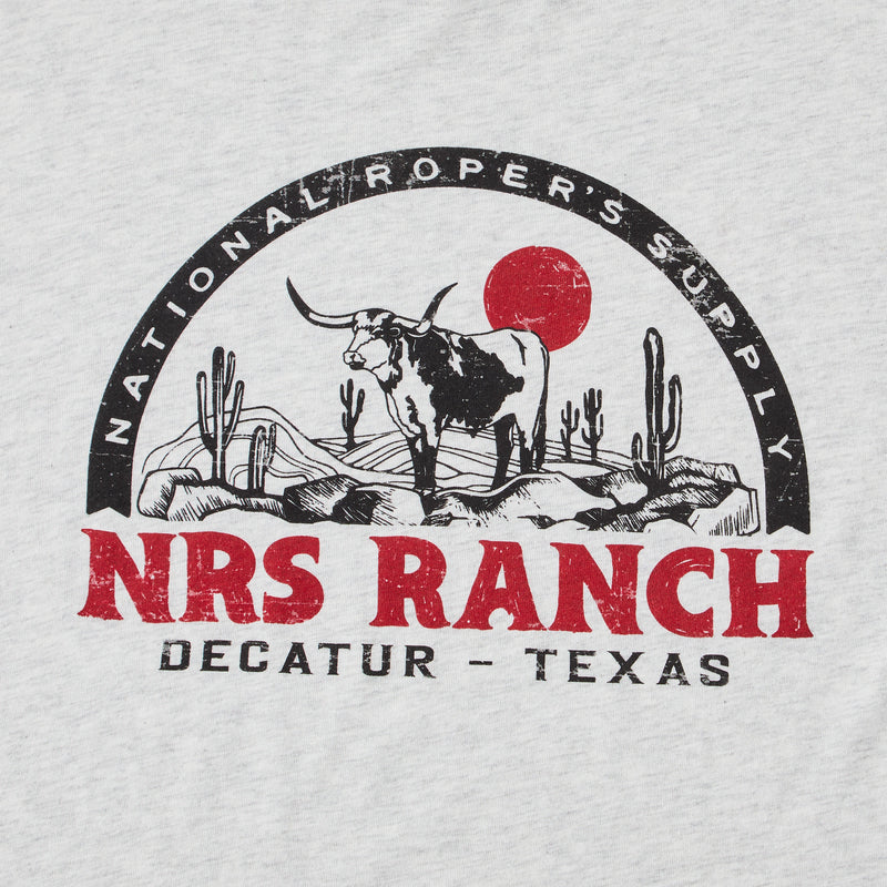 NRS Ranch Longhorn Desert Oatmeal Tee