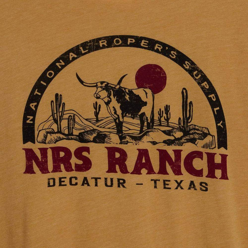 NRS Ranch Longhorn Desert Mustard Tee