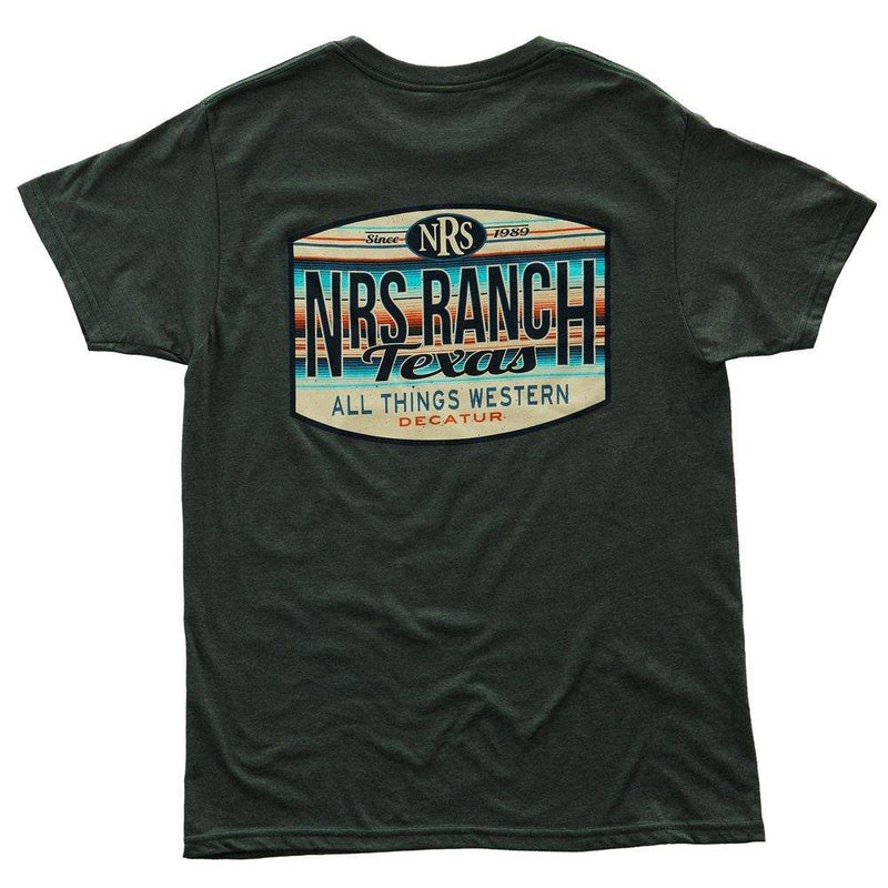 NRS Ranch Texas Striped Logo Tee