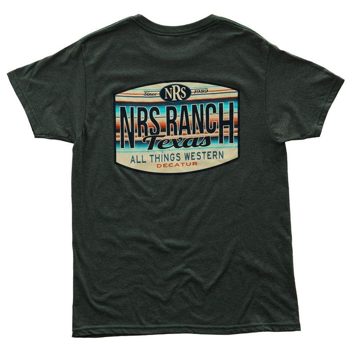 NRS Ranch Texas Striped Logo Tee