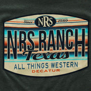 NRS Ranch Texas Striped Logo Tee