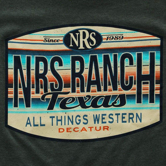 NRS Ranch Texas Striped Logo Tee