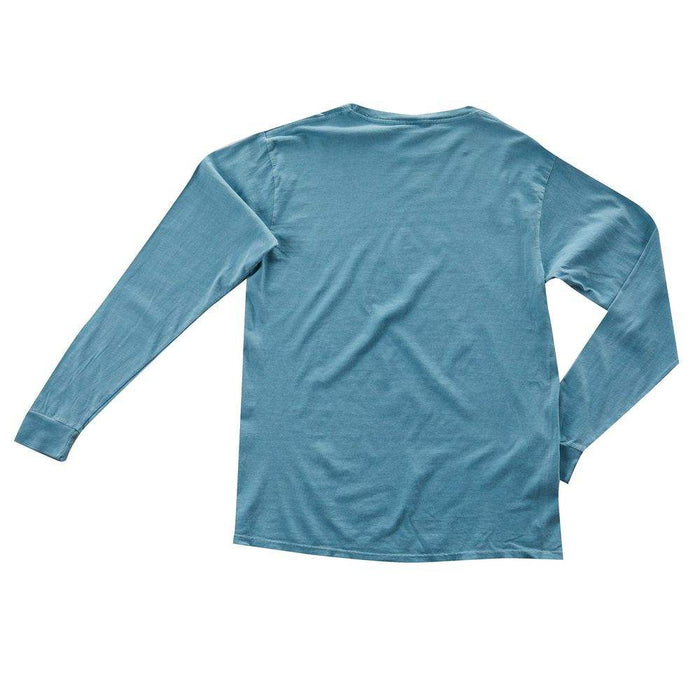 NRS Ranch Cowboy Denim Blue Long Sleeve Tee