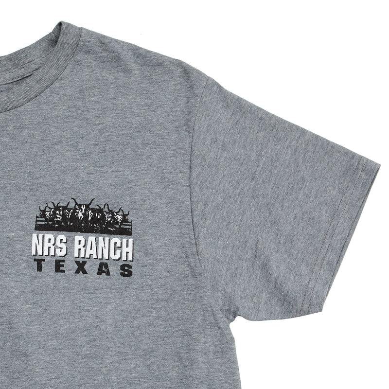NRS All Things Western Grey Longhorn Tee
