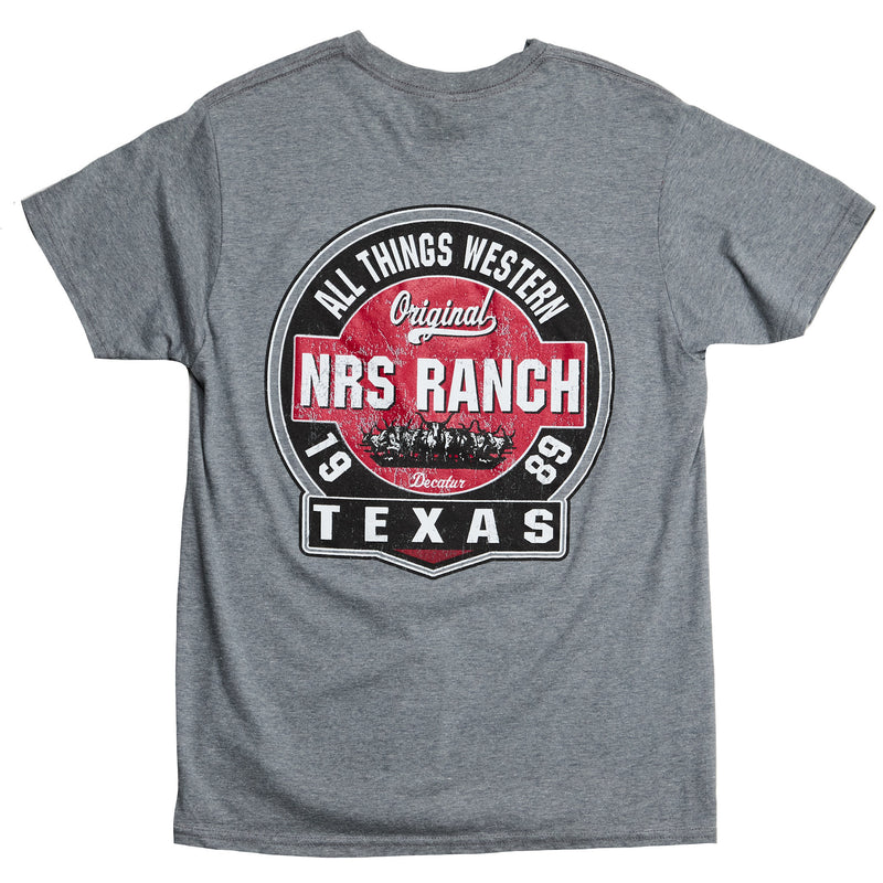 NRS All Things Western Grey Longhorn Tee