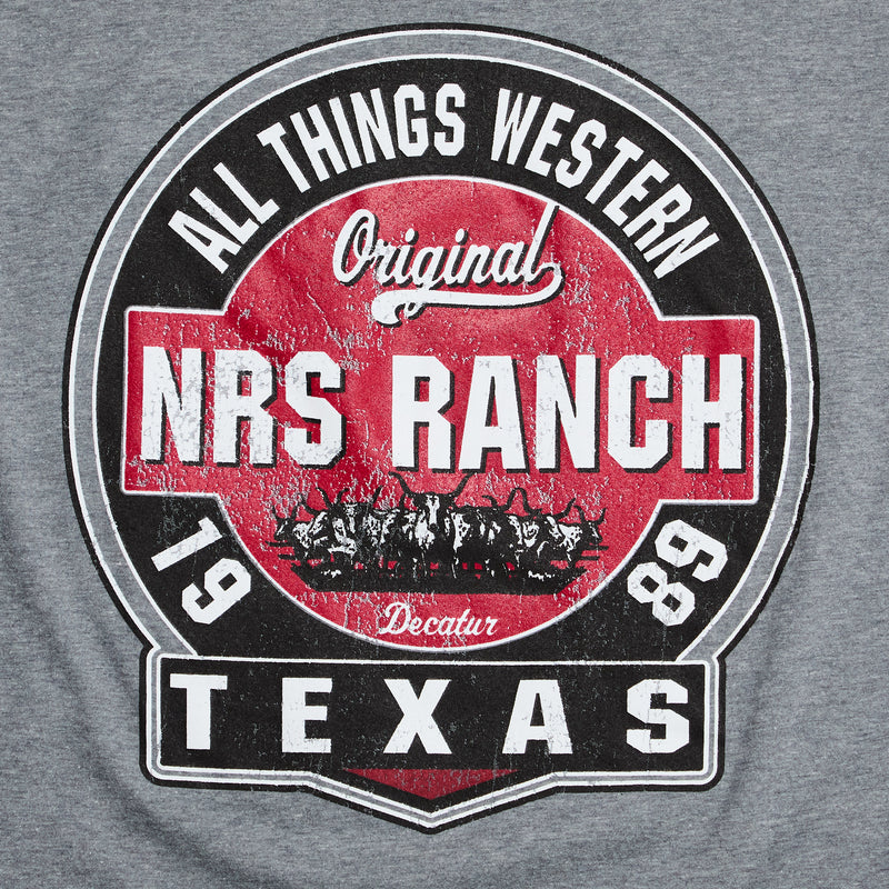 NRS All Things Western Grey Longhorn Tee