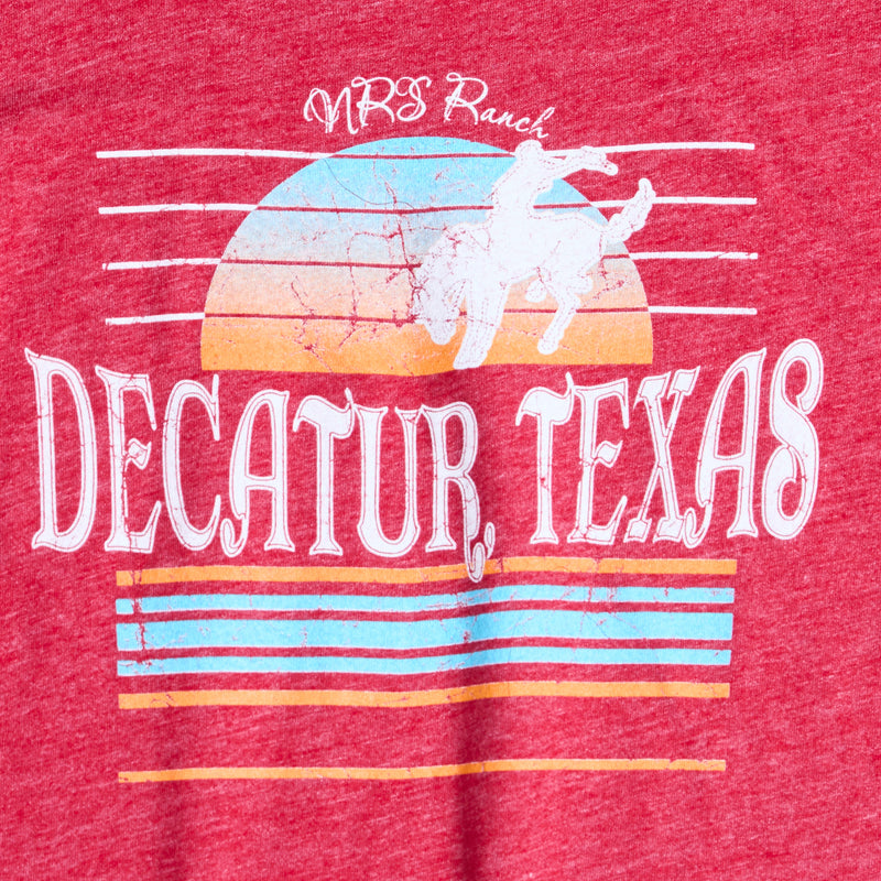 NRS Youth Bronco Cardinal Tee