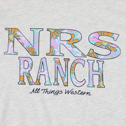 NRS Youth Floral Logo Oatmeal Tee
