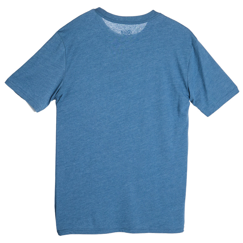 NRS Ranch Cactus Logo Denim Blue Tee