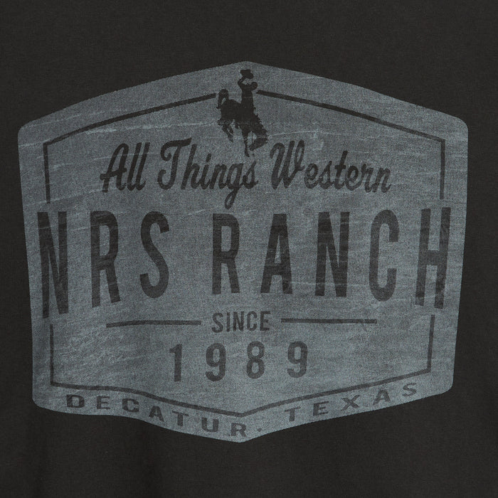 NRS Ranch Bronc Logo Reactive Black Tee