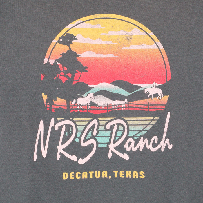 NRS Ranch Horse Corral Teal Tee