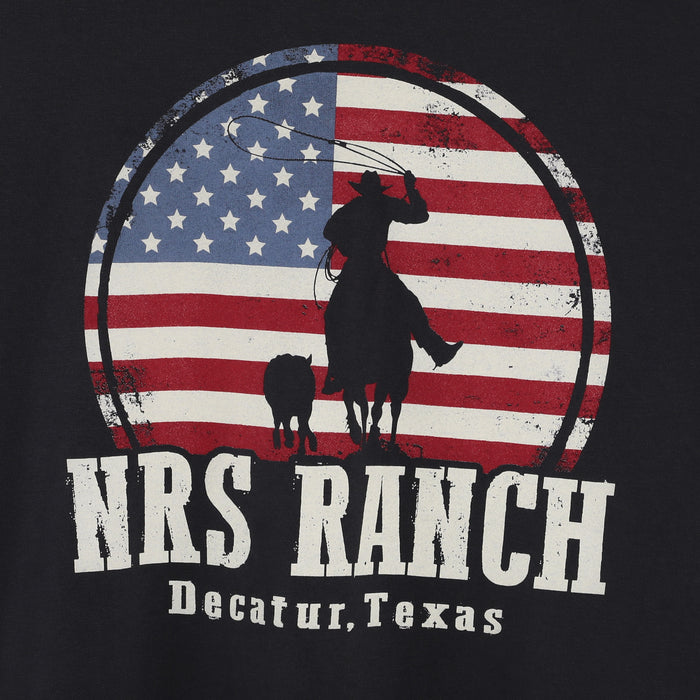 NRS Ranch Calf Roper Coal Tee