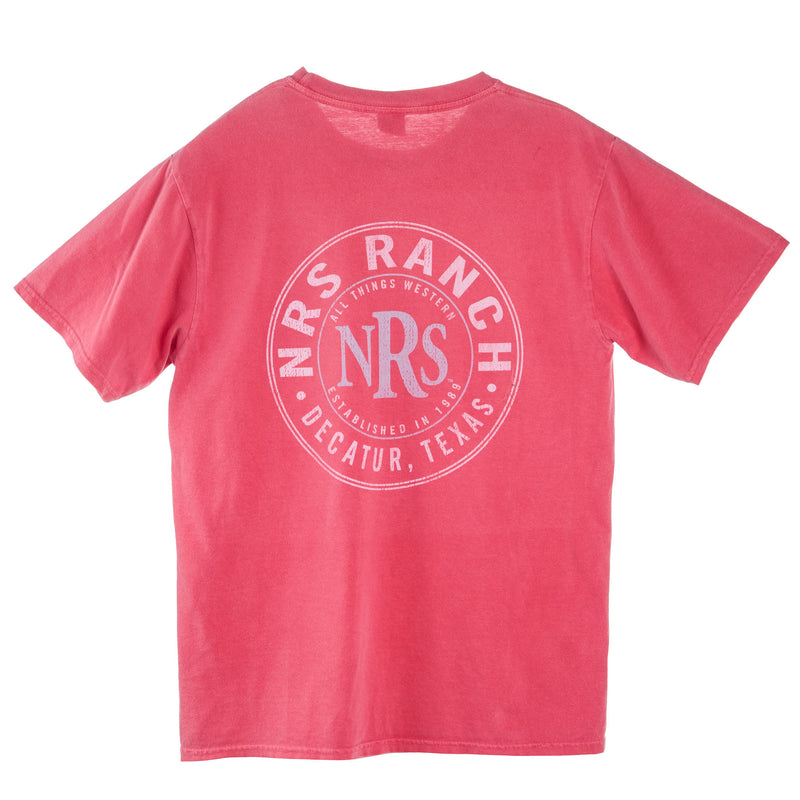 NRS NRS Papaya Round Logo Tee