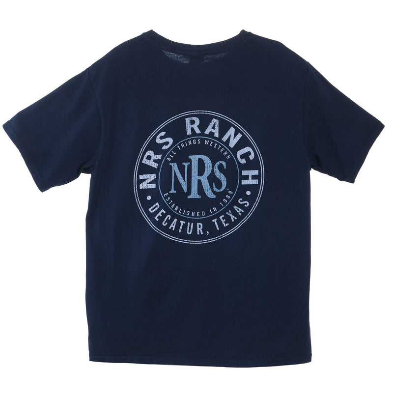 NRS NRS Reactive Navy Round Logo Tee