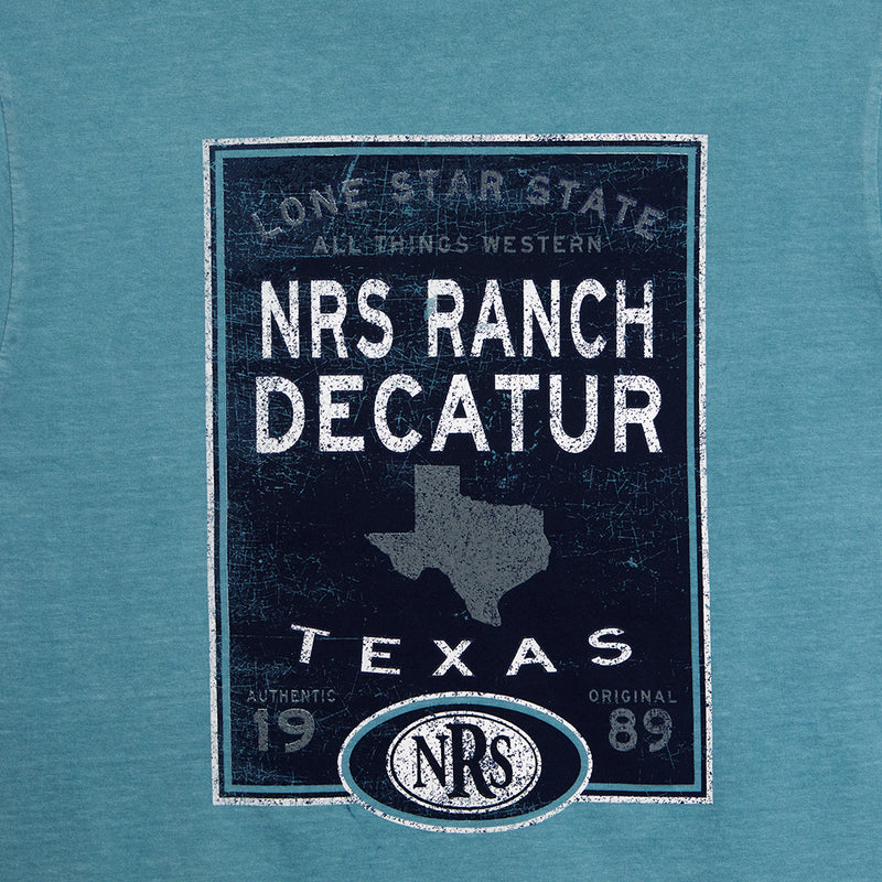 NRS NRS Ranch Lone Star State Logo Denim Tee