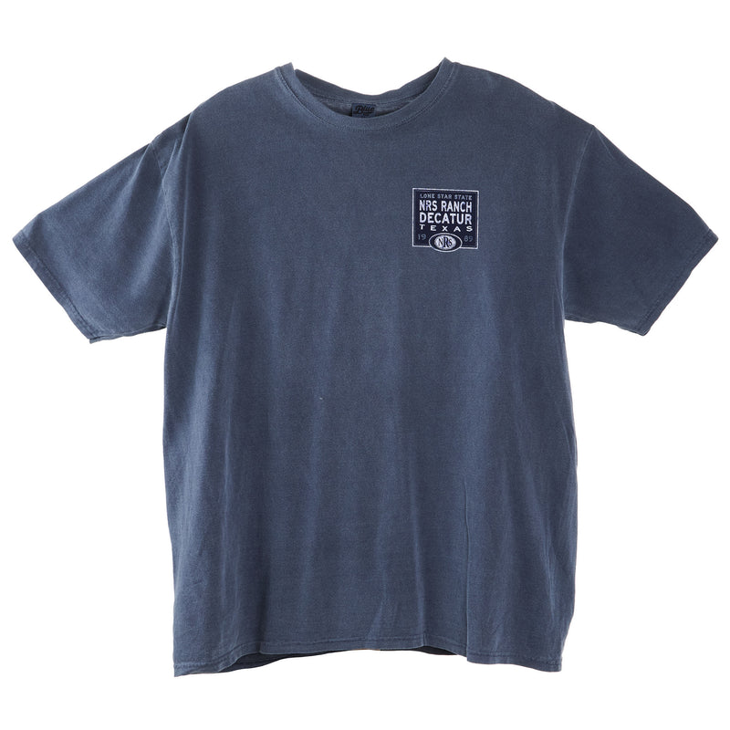 NRS NRS Ranch Lone Star State Logo Indigo Tee