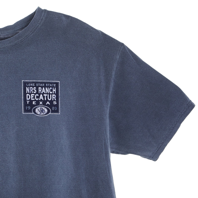 NRS NRS Ranch Lone Star State Logo Indigo Tee